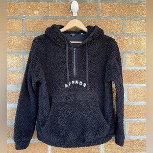 Afends Sherpa hooded sweater small